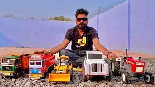 Remote control Vehicles Unboxing | JCB Backhoe Loader, TATA Dump Truck, Mahindra Thar 4WD |
