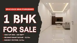🏡 1 BHK Semi-Furnished Flat for Sale | Ready to Move Home in Thane West #ThaneHomes #PropertyDeal
