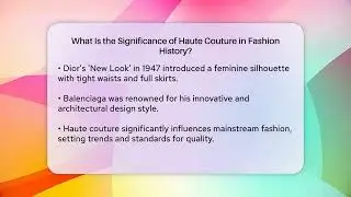 What Is the Significance of Haute Couture in Fashion History? | Designer Brands Spotlight