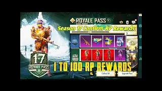 PUBG MOBLIE Season 17 Royal Pass || S17 RP Rewards