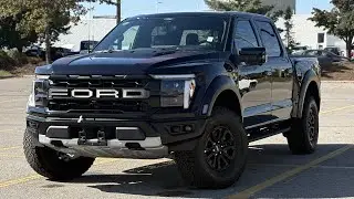 New 2025 Ford F 150 Raptor in Agate Black Metallic | Barrie Ford
