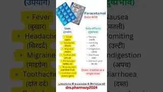 Paracetamol Dolo-650 Tablet            #drx.pharmacy2024