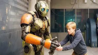 Boy FOUND a ROBOT assistant  and needs to PROTECT IT so it doesn't get DESTROYED