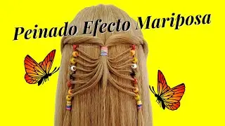 Peinado con Efecto Mariposa 🦋 Butterfly Hairstyles 🦋 Peinados de Mariposa Fáciles