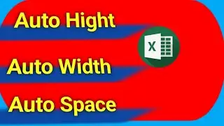 Excel Tricks and Tips | Auto Hight | Auto Width | Auto Space | thecomputerschool