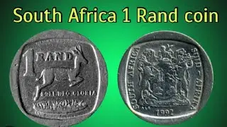 South Africa 1 Rand 1992 coin value | circulation coin