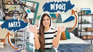Organizando e decorando meu quarto e estúdio! Transformação apê na California! Por Isabelle Verona
