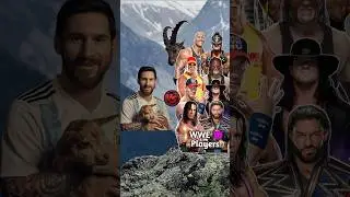 Messi and Goat VS WWE Players, Champions 😈🔥(Roman Reigns, John Cena, Dwayne Johnson)💪😯💥