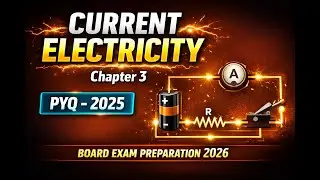 PYQ CURRENT ELECTRICITY Class 12th CBSE BOARD l LIVE CLASS I NCERT I BOARD PREPARATION