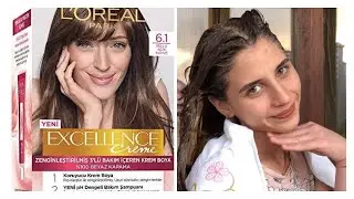 EVDE SAÇ BOYAMA | L’OREAL PARİS 6.1 KÜLLÜ AÇIK KAHVE