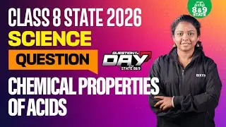 📑 Question Of The Day❓ Chemical Properties of Acids | Class 8 Science | Xylem State 8&9 Tamil