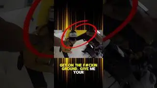 Security Guard Learns the Hard Way: Gun Taken During High-Stakes Robbery Drill! 🔫🔥#security #guard
