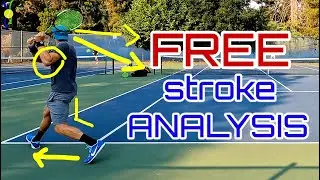 FREE Online Tennis Stroke Analysis! | Personalized Video, Voice & Text Analysis