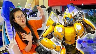Changcady lạc vào thế giới trò chơi, so tài siêu nhân robot