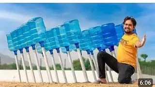 Launching Many Big Bottle Rocket At Once -Diwali Special