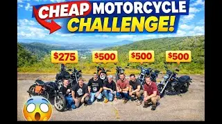 12 HOURS HOME! Will anyone make it? Cheap motorcycle challenge.