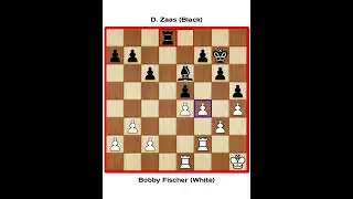 Bobby Fischer vs D. Zaas &bull; Cleveland Chess Simulation (1964) | Tactical Victory