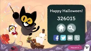 Google Doodle Halloween 2020 - World Record? (326015 Points)