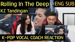 K-pop Vocal Coach reacts to Rolling in the deep - KZ Tandingan