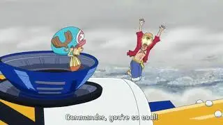 Luffy amazed in Brachio Tank, Scolded by Zoro 😂