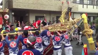 平成26年 富田の鯨船　南島組感應丸　町練り