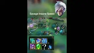 Gusion Insane Speed Savage #trending #mobilelegends #mlbb #Gusion