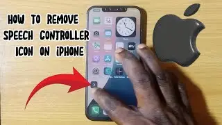 How to Remove Speech Controller Icon on iPhone
