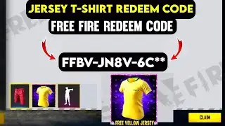 FF JARSEY T-SHIRT REDEEM CODE ! FF WORKING REDEEM CODE ! FREE FIRE REDEEM CODE ! 25 MAY REDEEM CODE