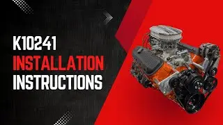 Kwik Performance K10241 BBC Tensioner bracket (AC delete) Installation Instructions