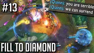 League of Legends Fill to Diamond but another person has lost their mind to solo queue