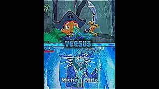 Captain Jake vs Shiver Jack #captainjakeandtheneverlandpirates