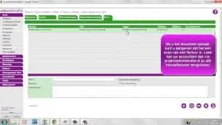 Document upload in projectadministratie.nl