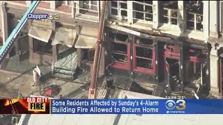 Some Old City Residents Allowed To Go Back Home After Weekend Fire