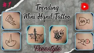 How to create tattoo at home // gel pen tattoo // temporary tattoo #tattoo #bodyart #diy 
