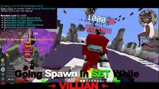 Cosmic Prisons | Sovereign XI - Going Spawn In SET While VILLAIN (Energy Golem Loot!)