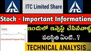 ITC Stock Analysis Today Telugu | Itc Latest News Telugu | Key Levels & Trend Explained