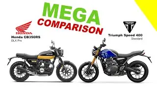 Honda CB350RS vs Triumph Speed 400 | MEGA COMPARISON | Bike Info
