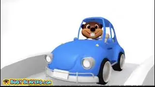 Super Circus 3D Blue Car Jump