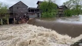 Pigeon Forge Under Flash Flood Warning - The Old Mill