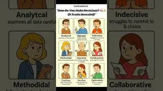 9 Types of Decision-Making Traits! 🧠✨ (Understand Yourself) #VantageMan #Psychology
