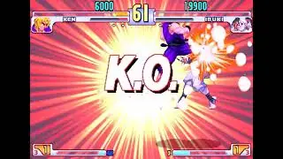Shinta (Ken) vs. Irabu (Ibuki) - STREET FIGHTER III 3RD STRIKE