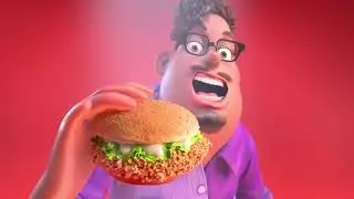 Grubhub ad but everytime there is cringe it speeds up