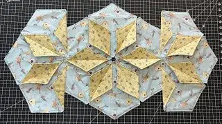 Dimensional Hexagon Table Runner