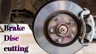 Brake disc cutting