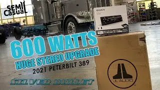 JL Audio SUBWOOFER in a 2021 Peterbilt Big Rig!