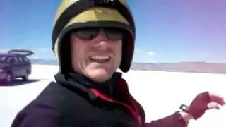 High Roller adult size big wheel trike at Bonneville Speedway