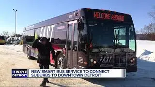 New SMART bus service to connect suburbs to downtown Detroit