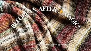 28-Day Knitting Challenge &ndash; Day 6: Binding Off & Finishing Techniques (Blocking, Weaving in Ends)
