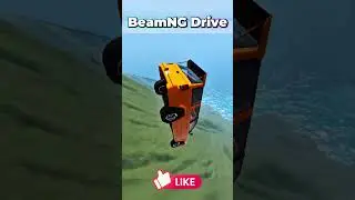 Car Crash Mountain - BeamNG.drive #shorts #beamngdrive #bus