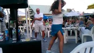 Dance expert at Wharfside Patio Bar